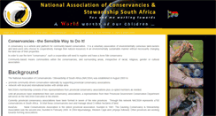 Desktop Screenshot of nacsa.org.za